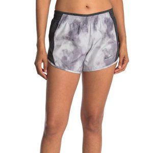NWT NIKE WOMEN'S TIE DYE RUNNING ATHLETIC SHORTS‎ BLACK GRAY